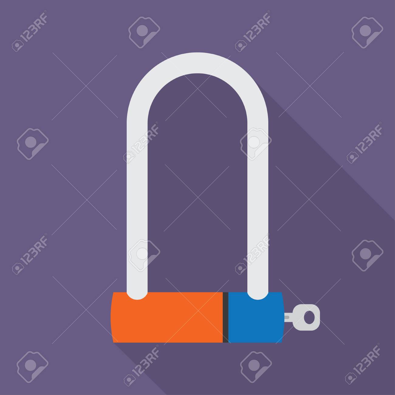 u shaped lock
