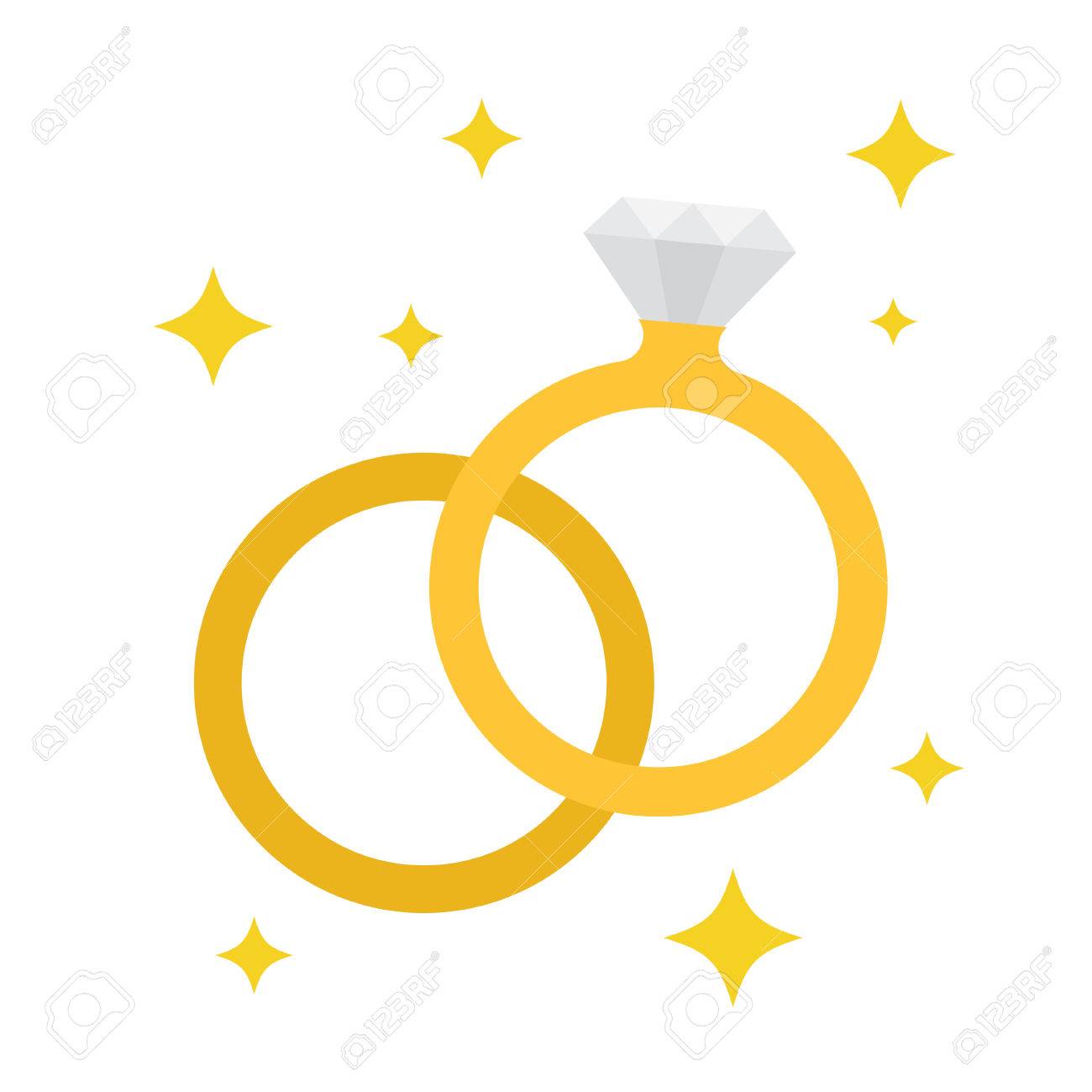 Engagement Ring Illustration Clipart PNG Transparent Background - Clip Art  Library