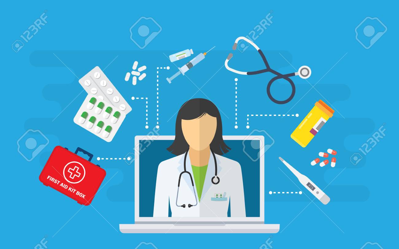 medical assistance and doctor consultation online with a female free medical assistance
