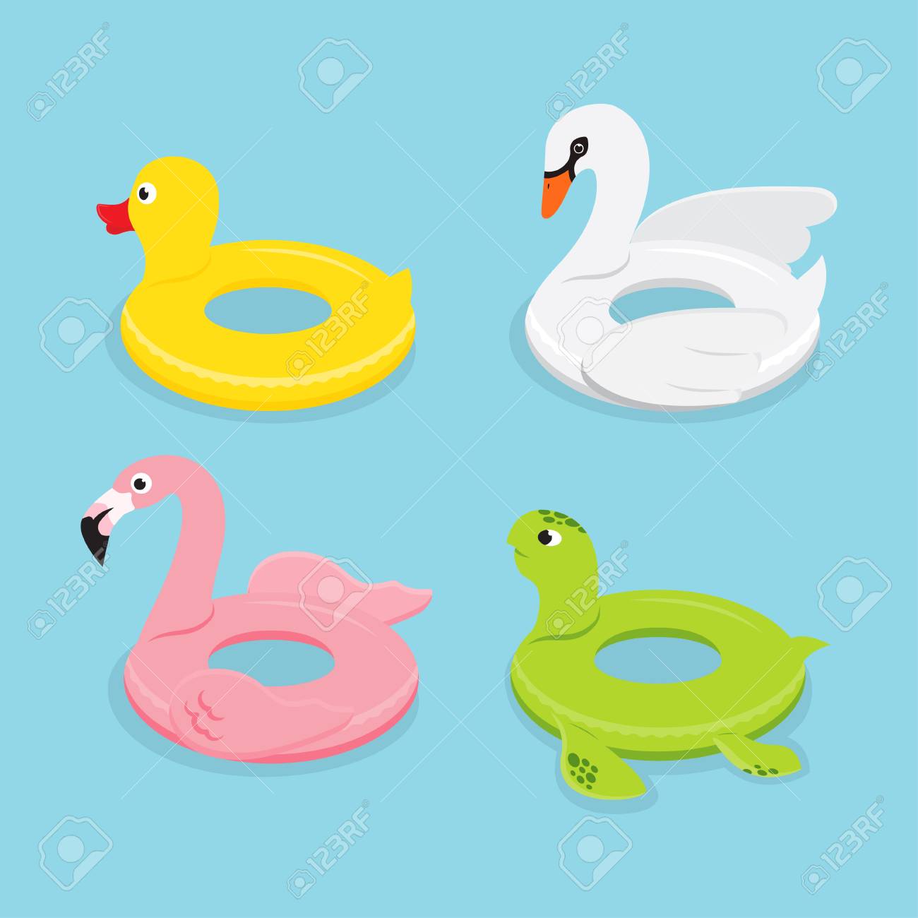 inflatable animal pool floats
