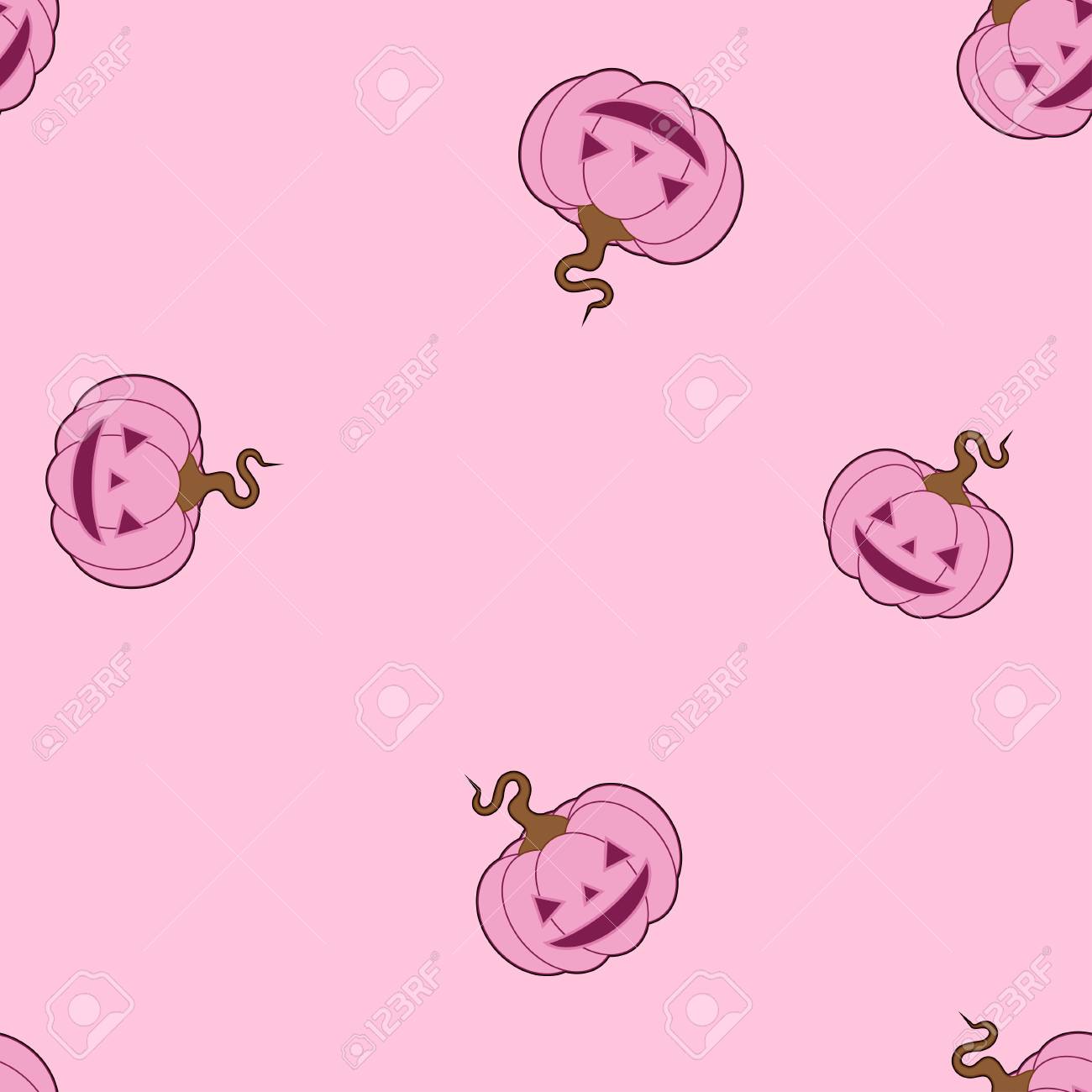 Cute Pumpkin Pattern For Halloween Feast Cartoon Festive Vegetables On The Pink Background Pumpkin Cute Pumpkin Pattern For Halloween Feast Cartoon Festive Vegetables On The Pink Background Pumpkin