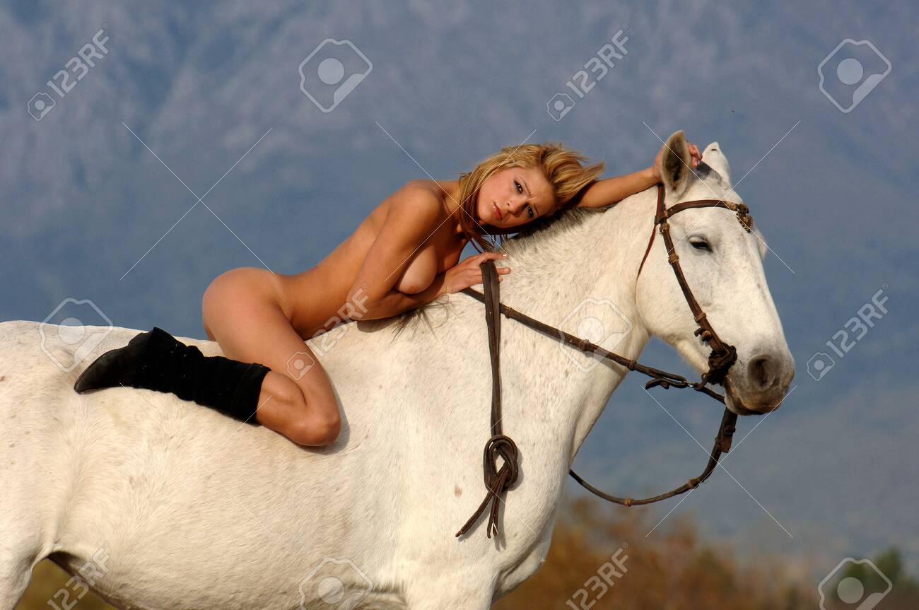 young naked girls and horses Pretty Young Naked Blonde Girl On The Horse Stock Photo, Picture and Royalty Free Image. Image 141541302.