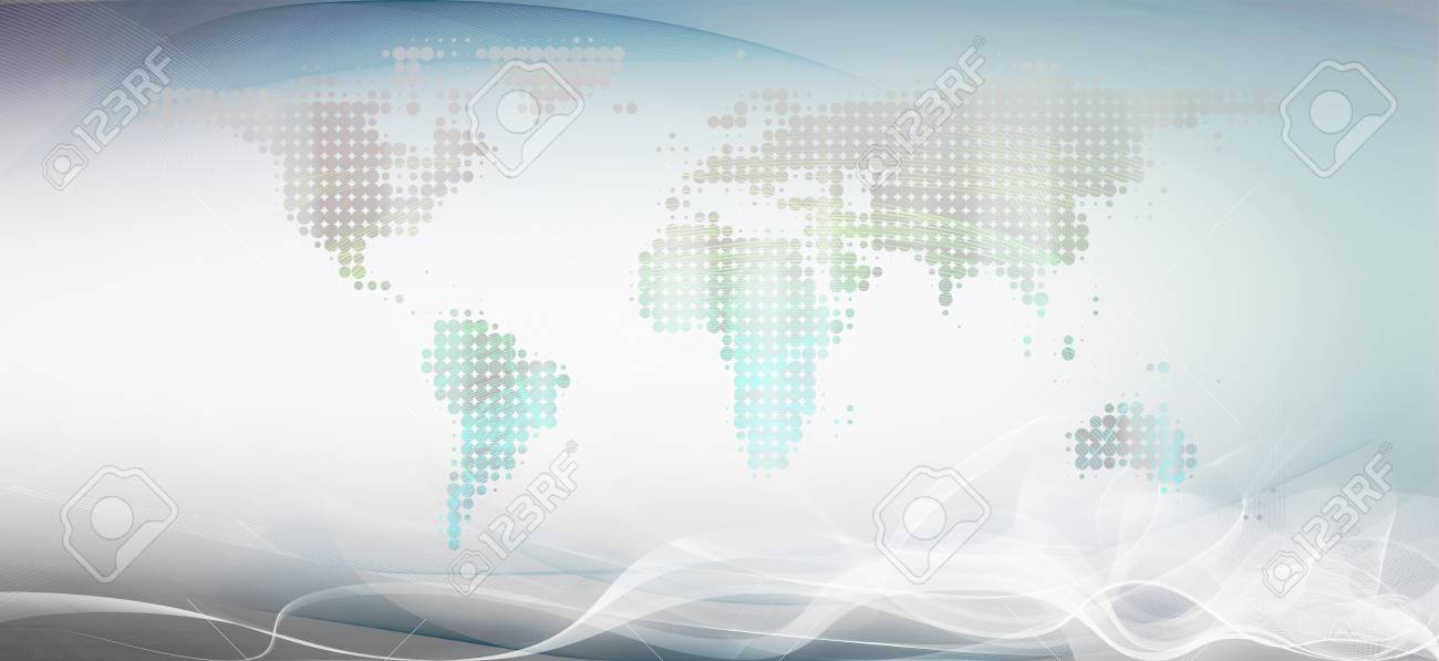 white curved multiple motion lines and wave shapes on atmospheric