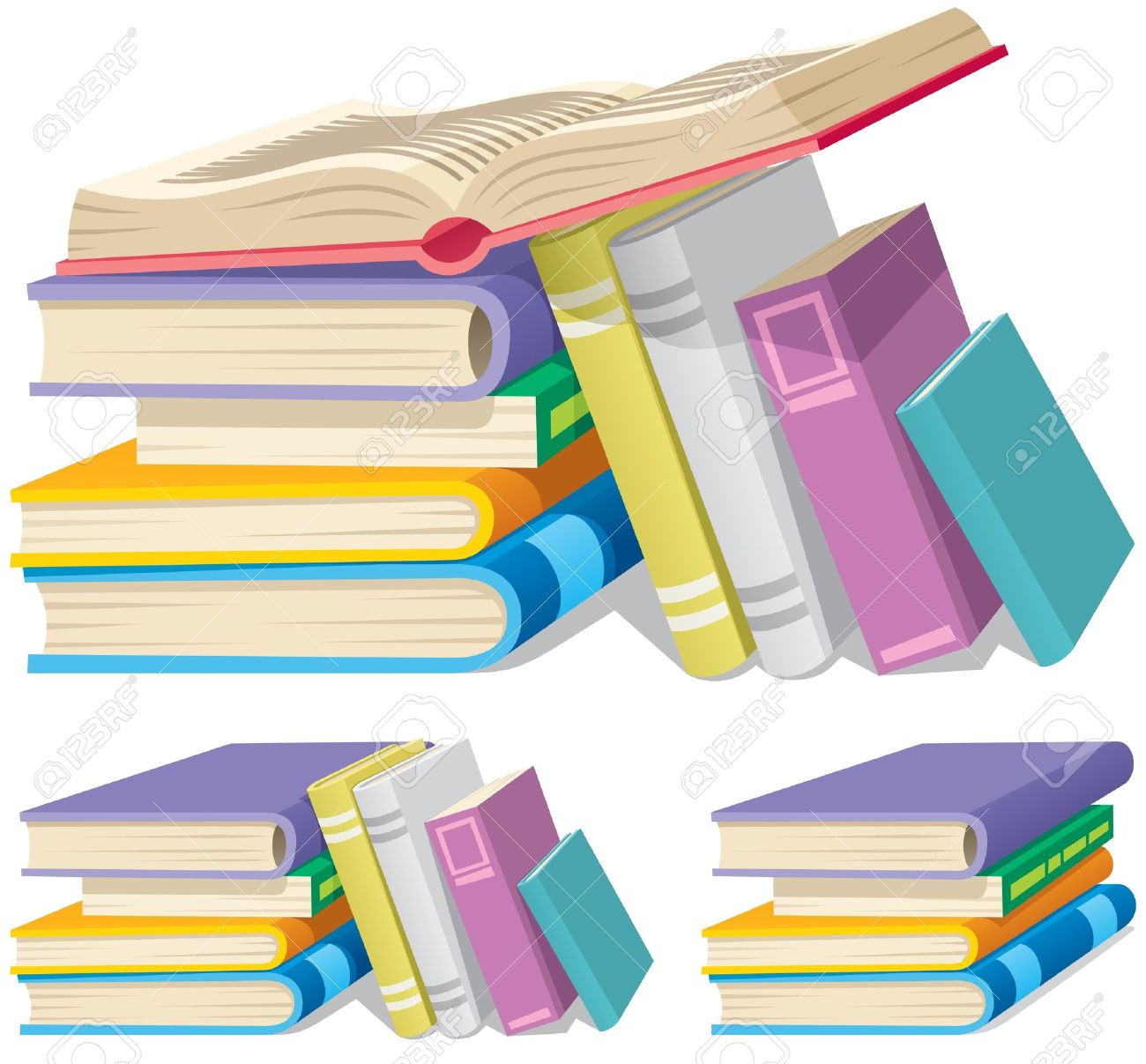 Illustration Of A Cartoon Book Pile In 3 Different Versions Royalty Free Cliparts Vectors And Stock Illustration Image Illustration Of A Cartoon Book Pile In 3 Different Versions Royalty Free Cliparts Vectors And Stock Illustration Image
