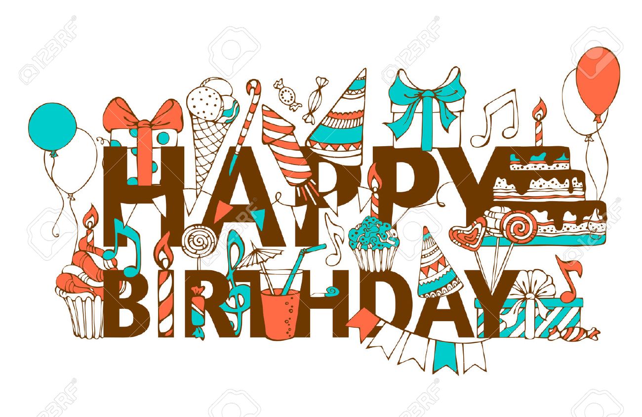 Joyeux Anniversaire Carte Dessinee A La Main Doodles De Boites A Cadeaux Guirlandes Et Ballons Notes De Musique Les Eruptions Du Parti Des Gateaux Et Des Bonbons Tarte D Anniversaire Chapeaux De Fete Joyeux Anniversaire Carte Dessinee A La Main Doodles De Boites A Cadeaux Guirlandes Et Ballons Notes De Musique Les Eruptions Du Parti Des Gateaux Et Des Bonbons Tarte D Anniversaire Chapeaux De Fete