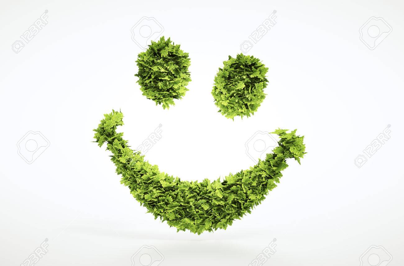 Ecology 3d render smile face sign with included clipping path in jpg file - 40615298 Ecology 3d render smile face sign with included clipping path in jpg file - 40615298