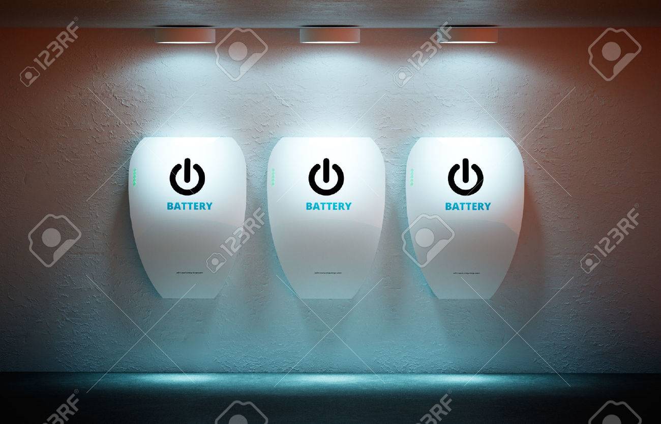 New energy concept - personal home battery. - 40882641 New energy concept - personal home battery. - 40882641