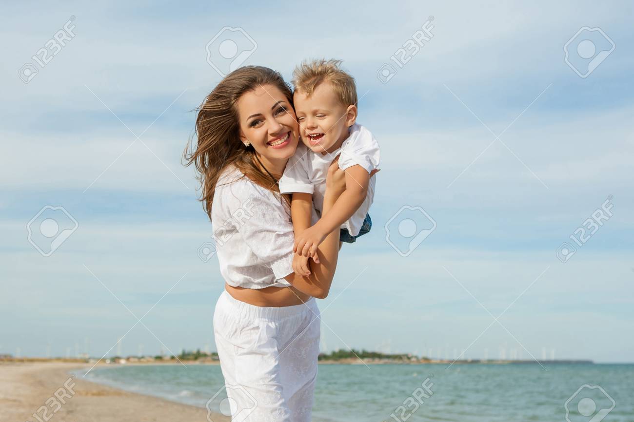 Mutter und ihr sohn
