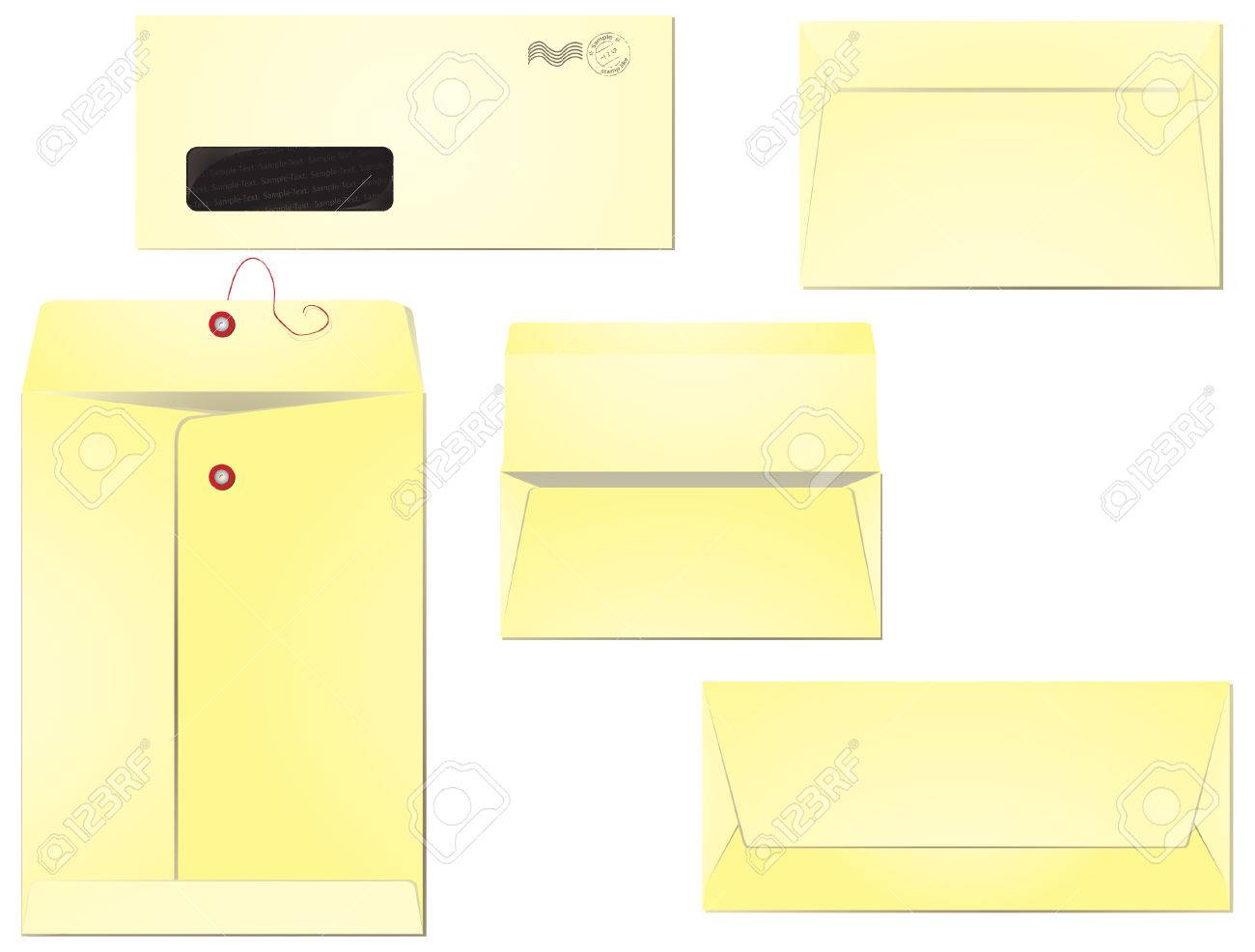 five different types of envelopes for business correspondence types of envelopes