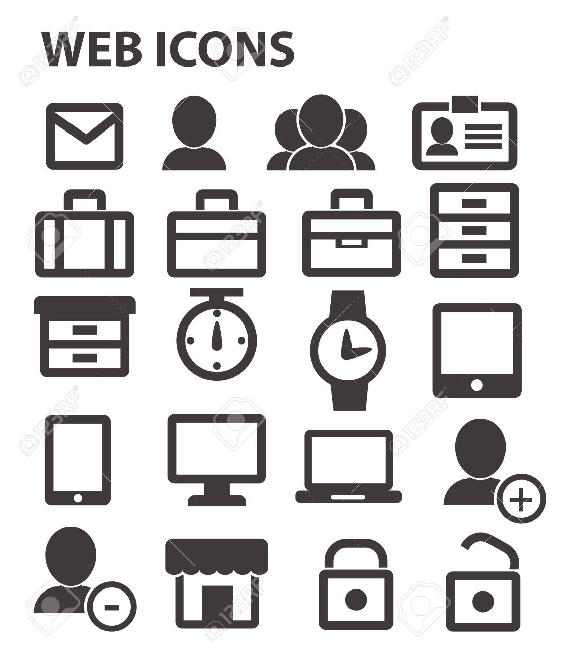 事務所ホームページのアイコン 黒バージョンのイラスト素材 ベクタ Image 2480