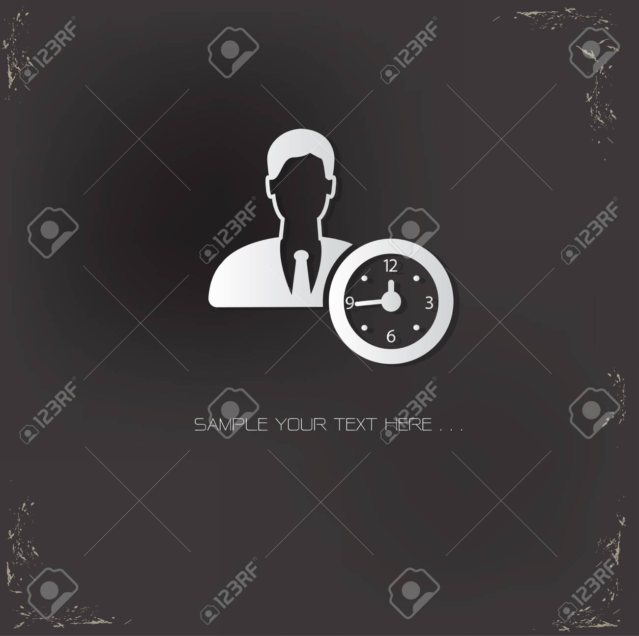 ビジネス男性シンボル, ベクトル のイラスト素材・ベクタ - . Image 