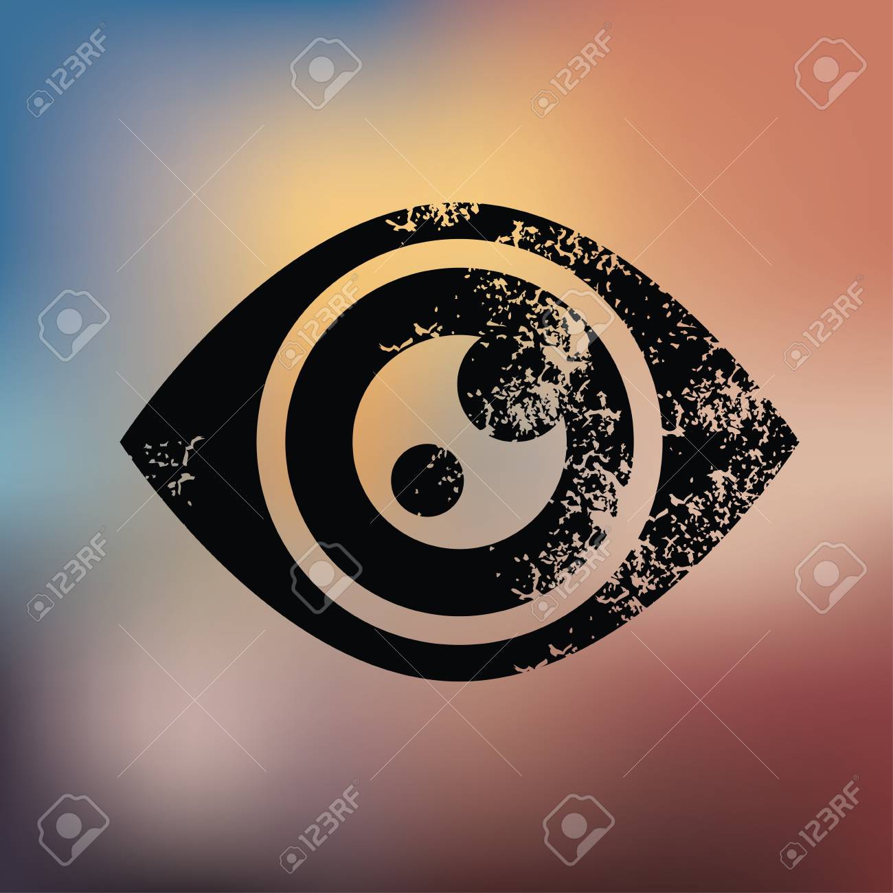 atom design on blur background grunge vector royalty free cliparts atomdesign