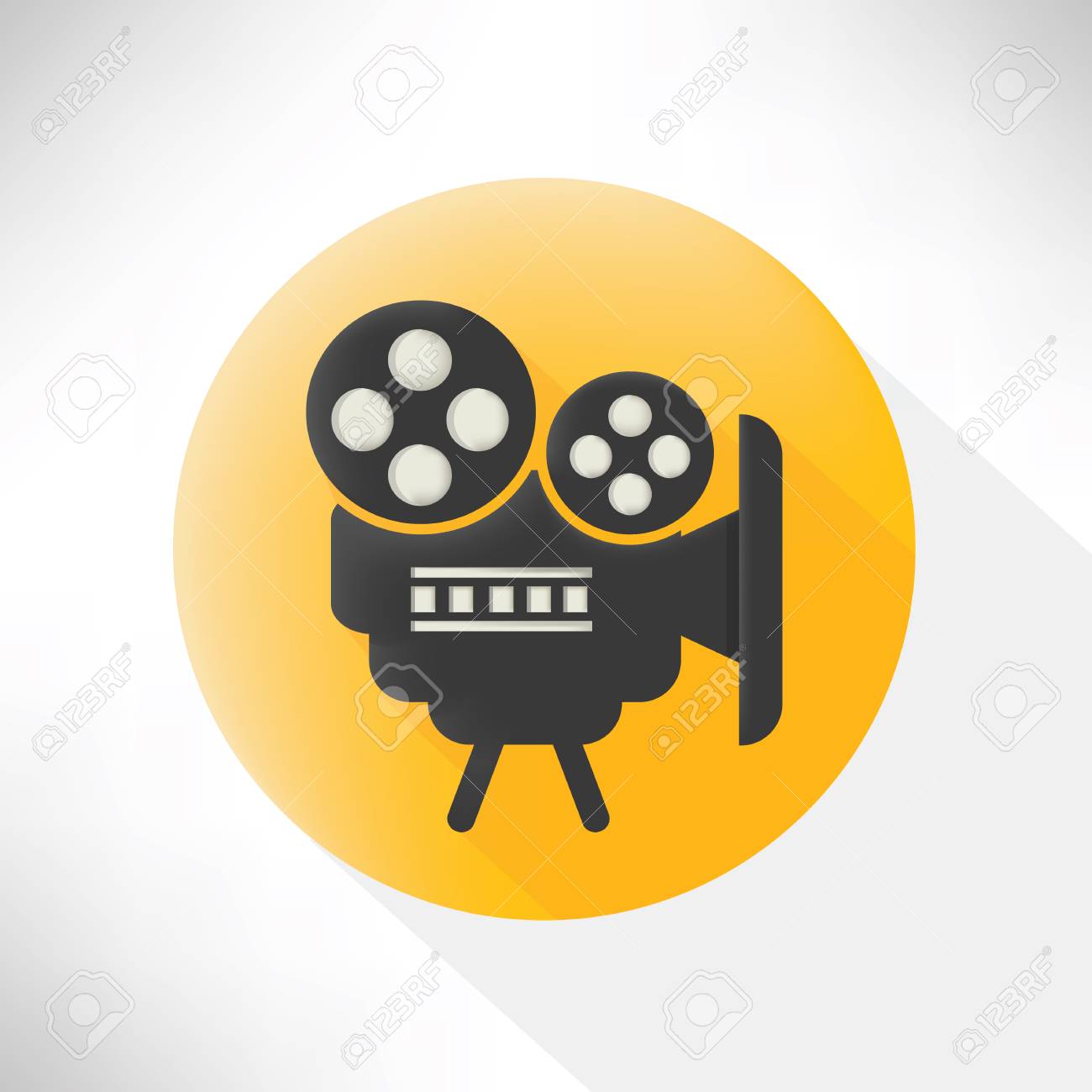 Video Symbol Icon Flat Design Clean Vector Royalty Free Cliparts Vectors And Stock Illustration Image 42265481