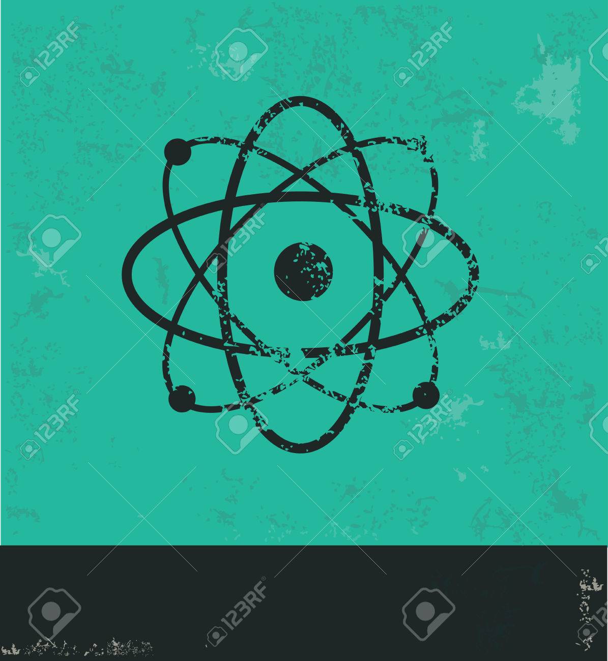 atom design on green background royalty free cliparts vectors and atomdesign