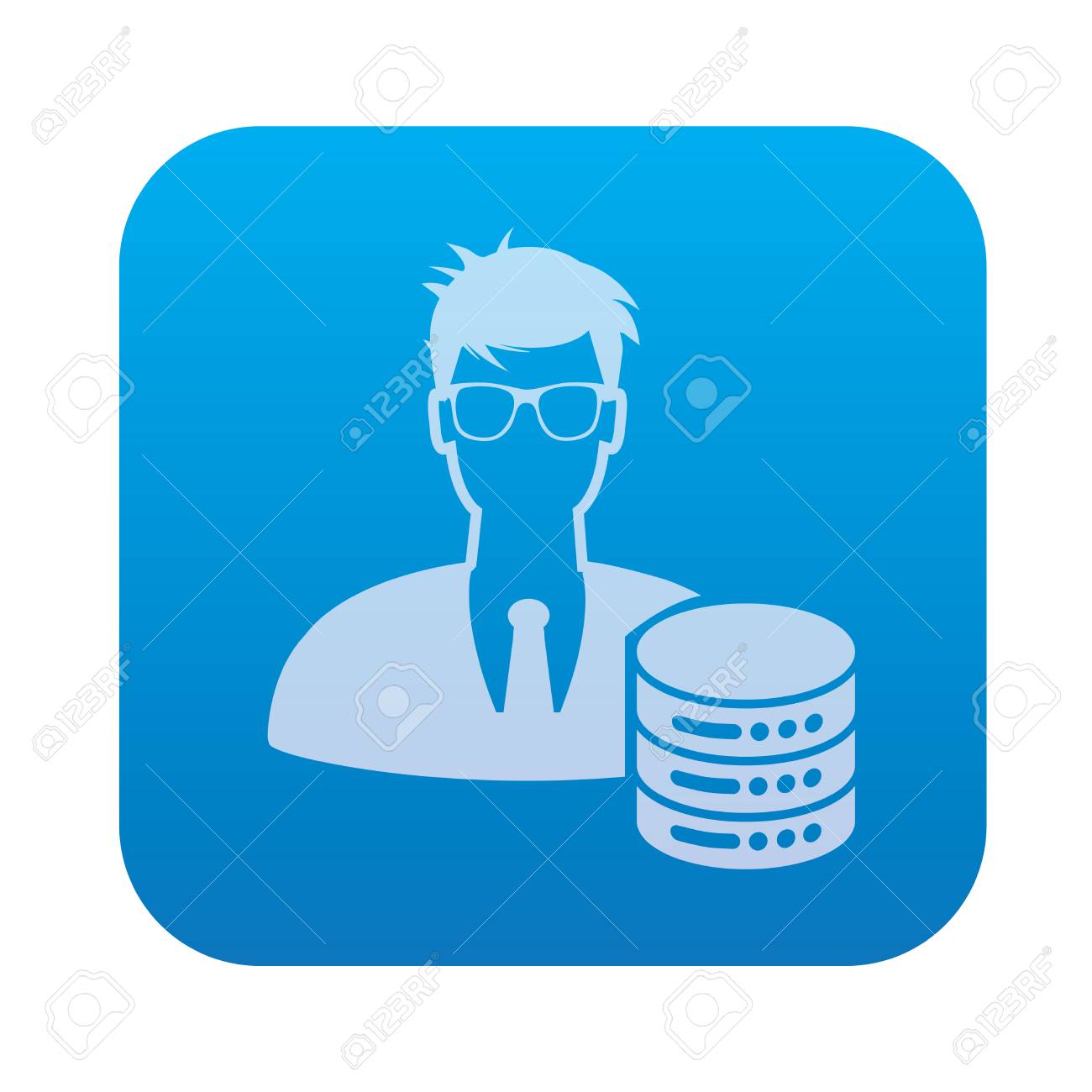 Admin Icon Blue Va Happy