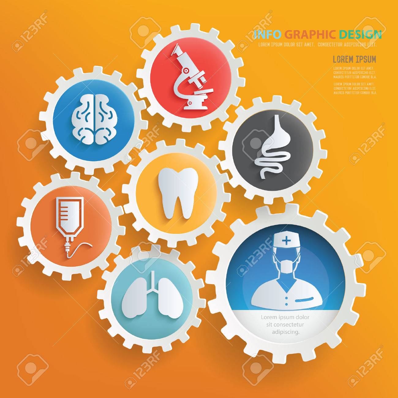 Medical and health care infographic design,clean vector - 51132020 Medical and health care infographic design,clean vector - 51132020