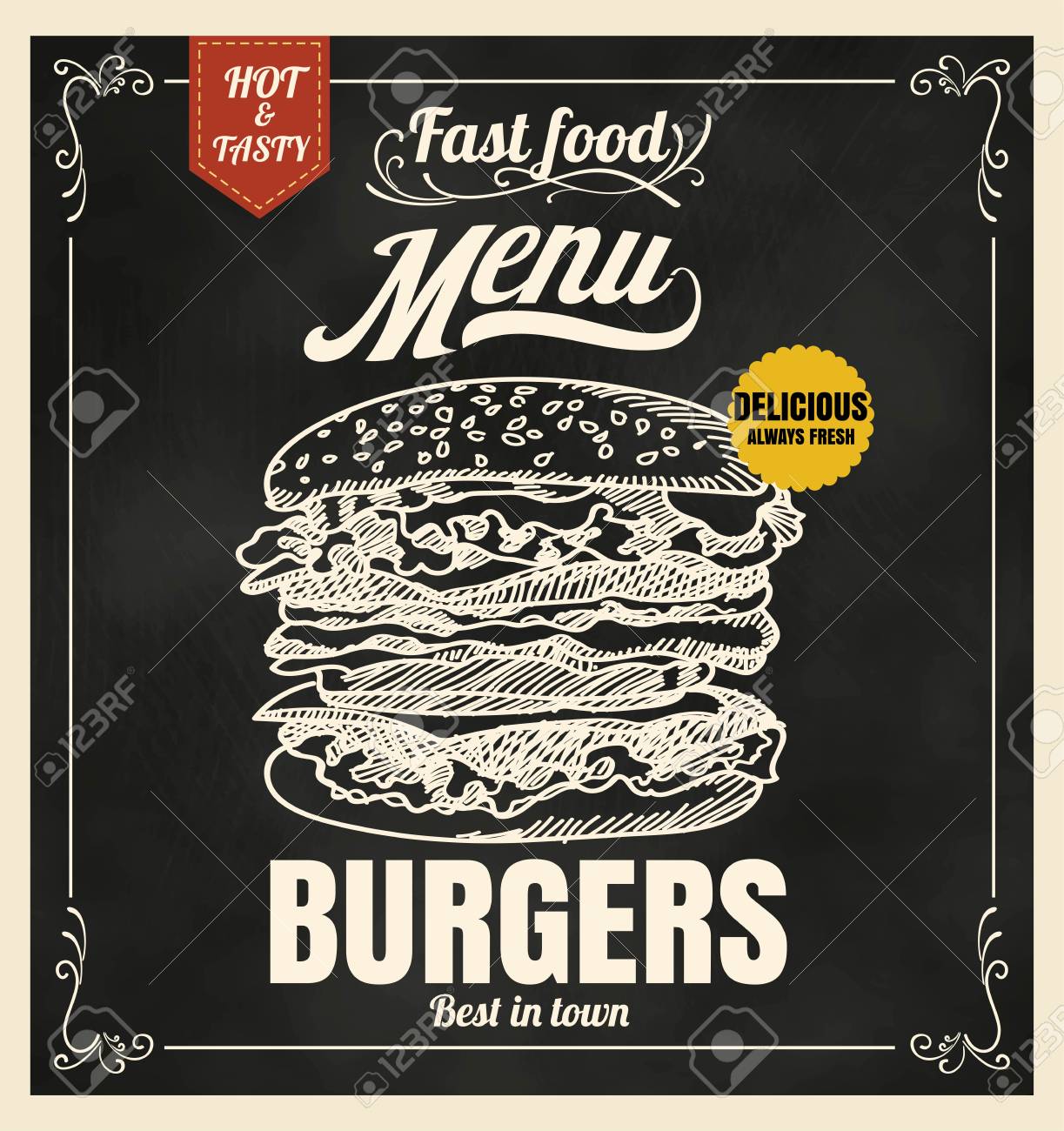 restaurant fast foods menu