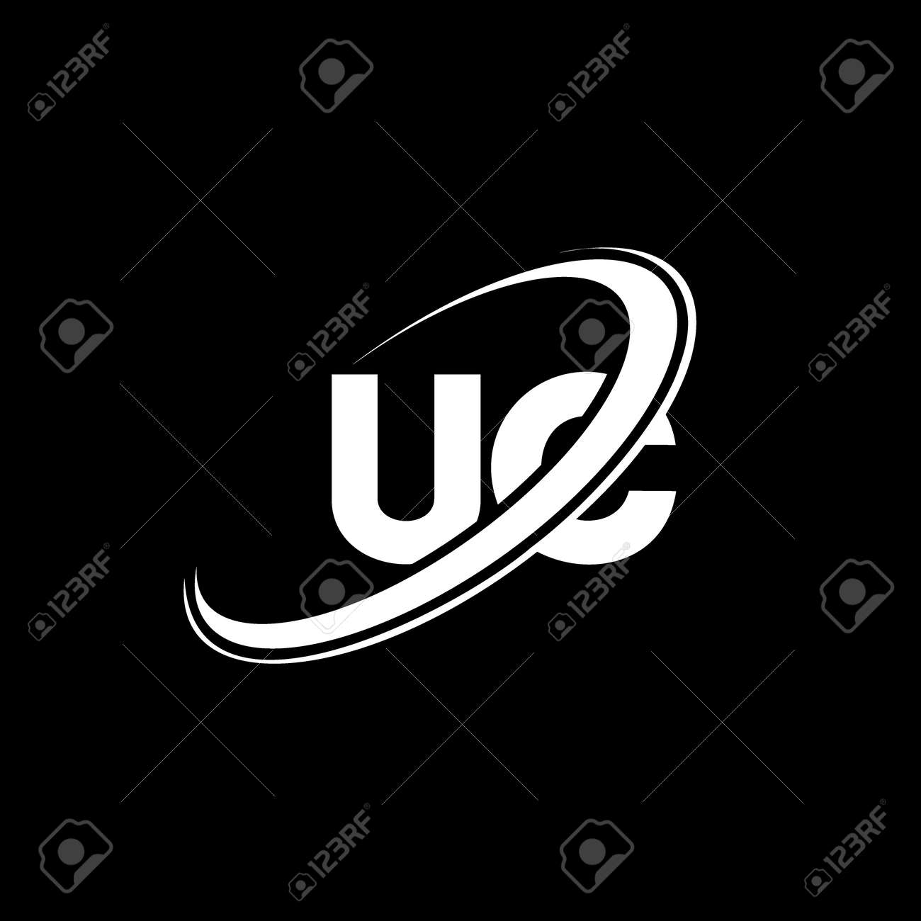 UC U C Letter Logo Design. Initial Letter UC Linked Circle Uppercase  Monogram Logo Red And Blue. UC Logo, U C Design. Uc, U C Royalty Free SVG,  Cliparts, Vectors, and Stock Illustration. Image 155084907., image size:1300x1300