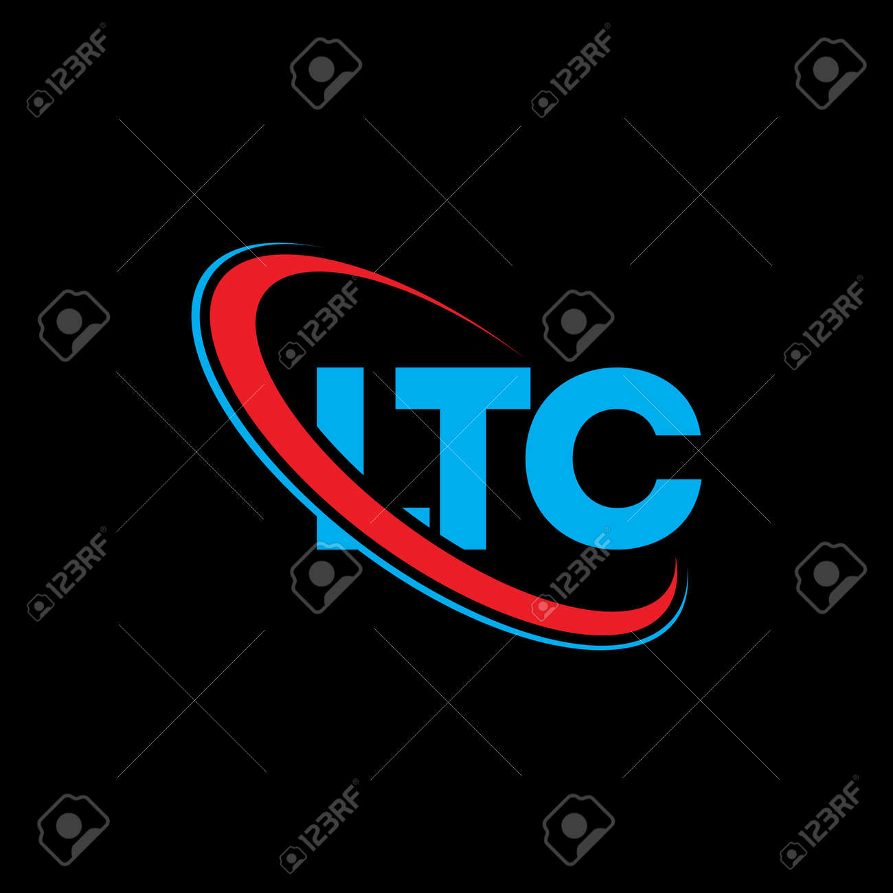 LTCロゴ。 LTCレター。 LTCの文字のロゴのデザイン。円と大文字のモノグラムロゴにリンクされたイニシャルLTCロゴ。テクノロジー、ビジネス、不動産 ブランドのLTCタイポグラフィ。＆＃xD;＆＃xA;のイラスト素材・ベクター Image 181554121