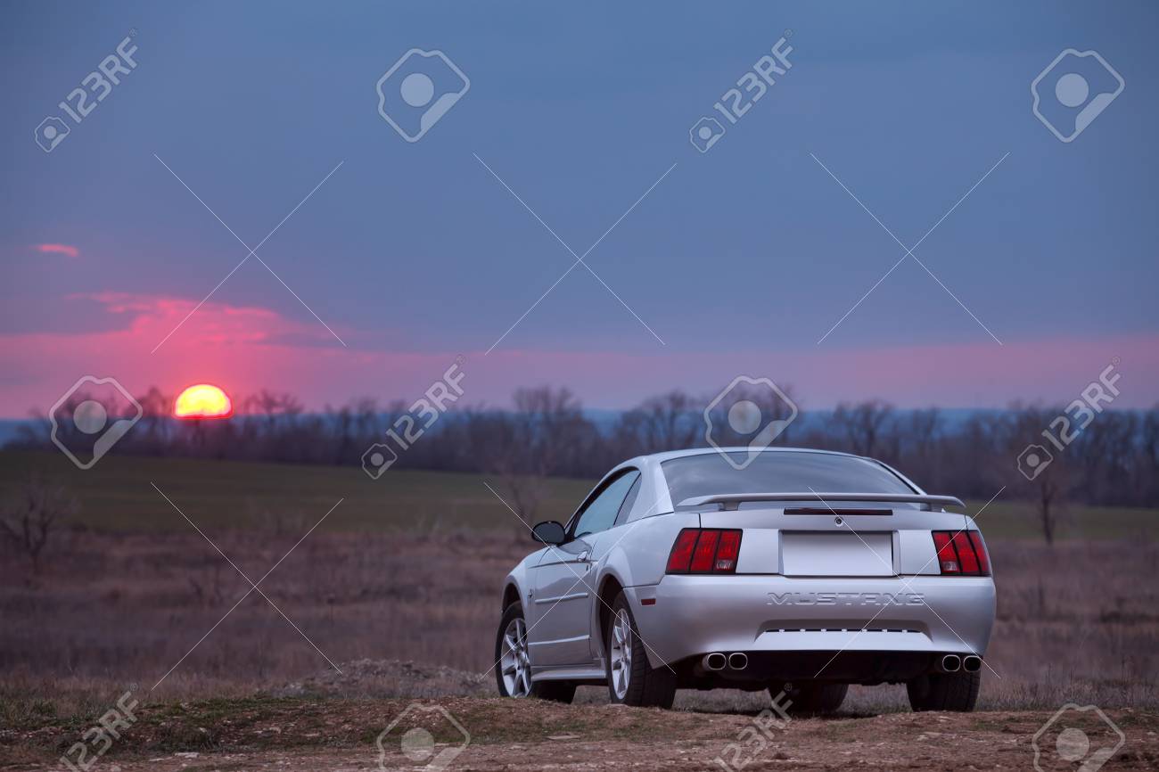 saratov russia april 13 2013 car ford mustang stay on off road stock photo picture and royalty free image image 56164731 123rf com