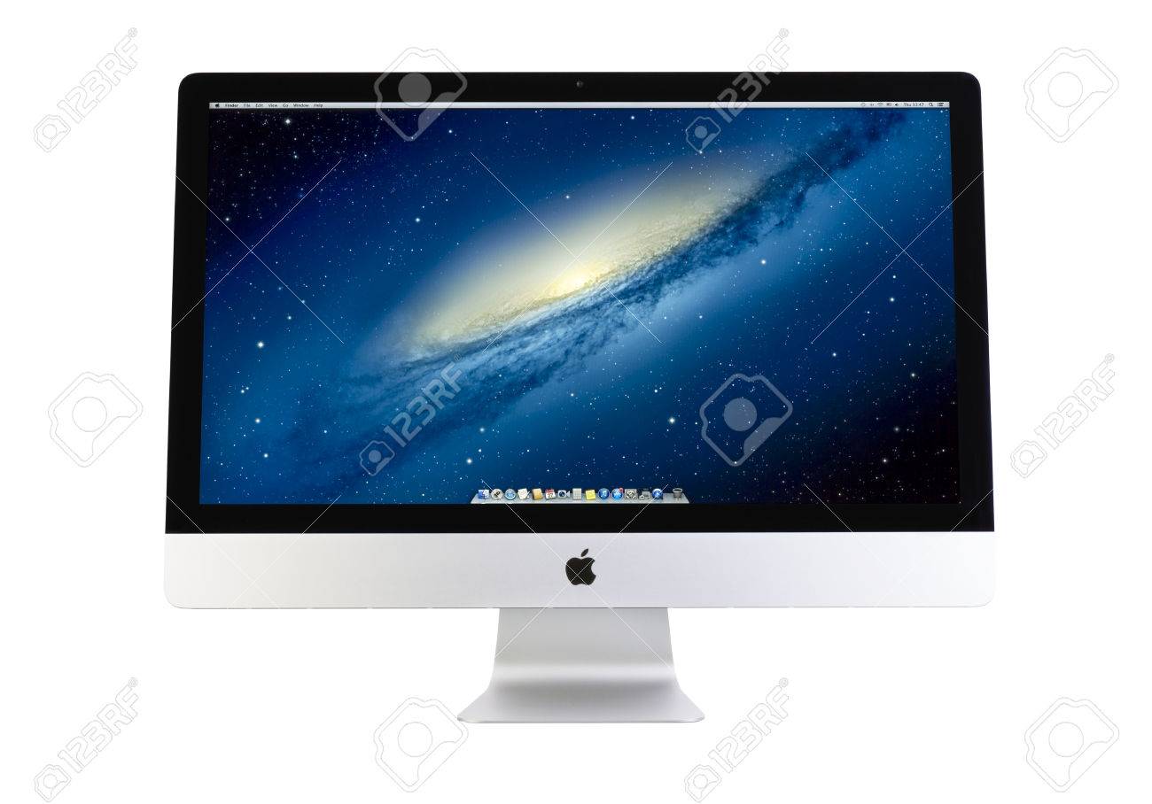 GALATI, ROMANIA, FEBRUARY 26, 2014: New iMac 27 inch Ultrathin design. The desktop. In its most advanced form ever. OSÂ X is the operating system that powers every Mac. New Apple iMac 27 inch on white background. Galati, Romania, February 26, 2014 - 26944507 GALATI, ROMANIA, FEBRUARY 26, 2014: New iMac 27 inch Ultrathin design. The desktop. In its most advanced form ever. OSÂ X is the operating system that powers every Mac. New Apple iMac 27 inch on white background. Galati, Romania, February 26, 2014 - 26944507