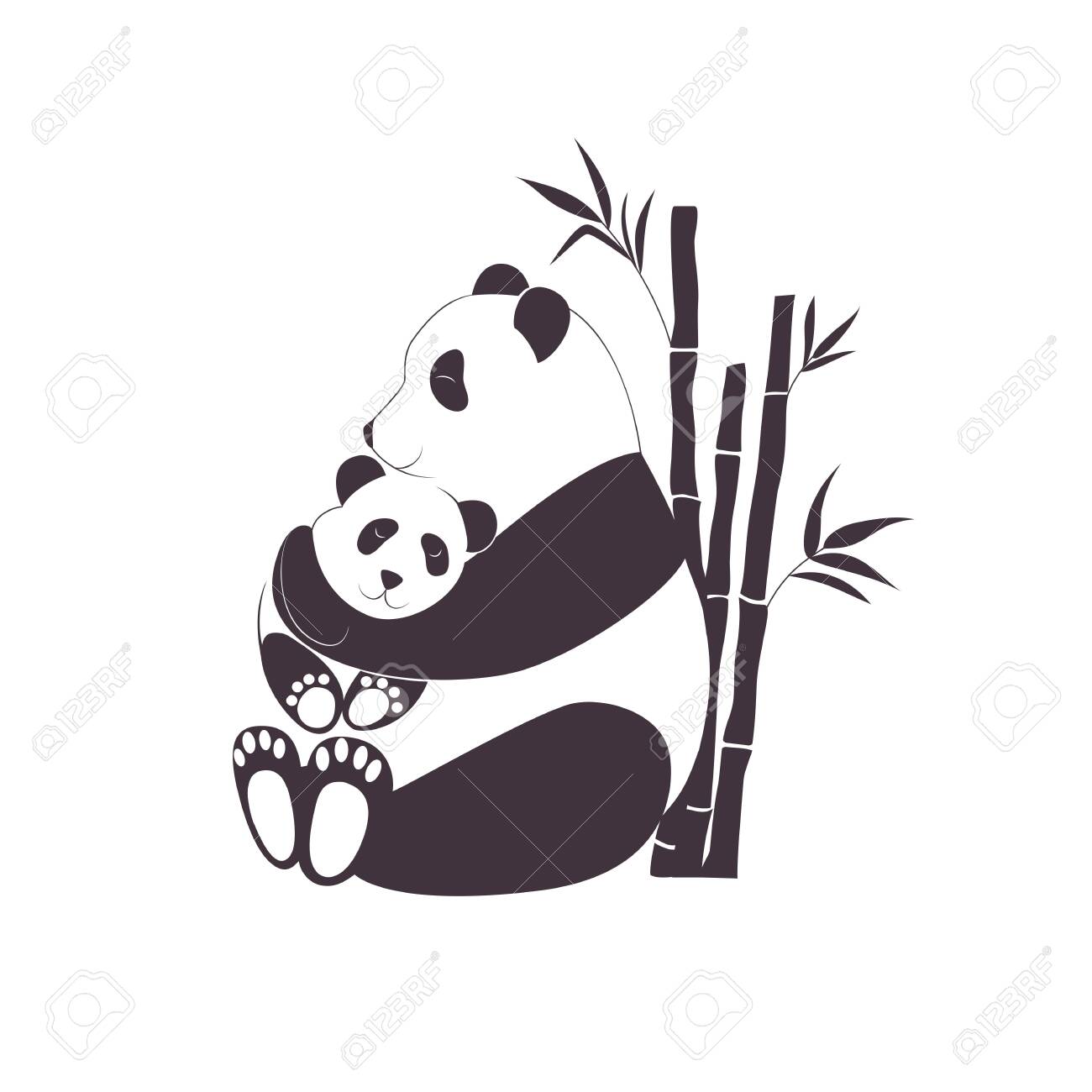 Panda Mother Hugging Baby Panda Love Between Mom And Her Child Royalty Free Cliparts Vectors And Stock Illustration Image Panda Mother Hugging Baby Panda Love Between Mom And Her Child Royalty Free Cliparts Vectors And Stock Illustration Image