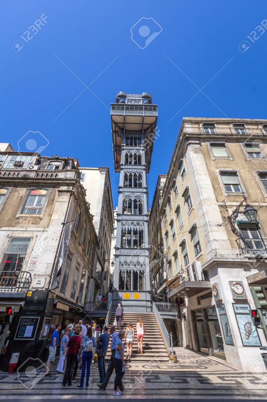 images Santa Justa Lift Lissabon der santa justa lift auch carmo fahrstuhl genannt wird ist ein aufzug in der burgerlichen gemeinde von santa justa in der stadt von lissabon am