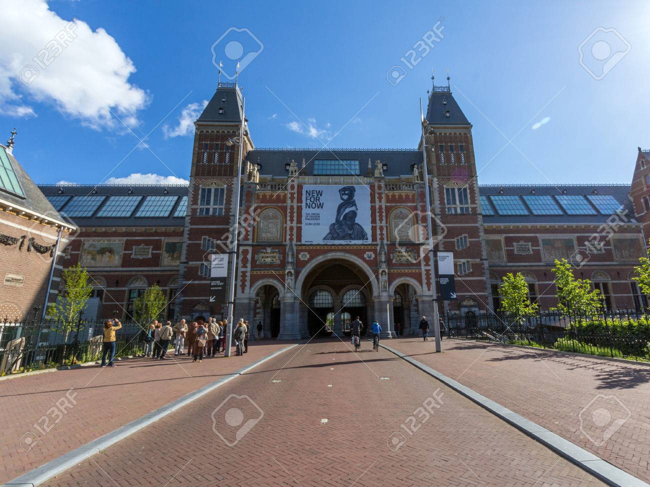 アムステルダム国立美術館は 芸術と歴史に捧げ オランダ国立博物館です ミュージアム広場 ゴッホ美術館の近くにであります の写真素材 画像素材 Image