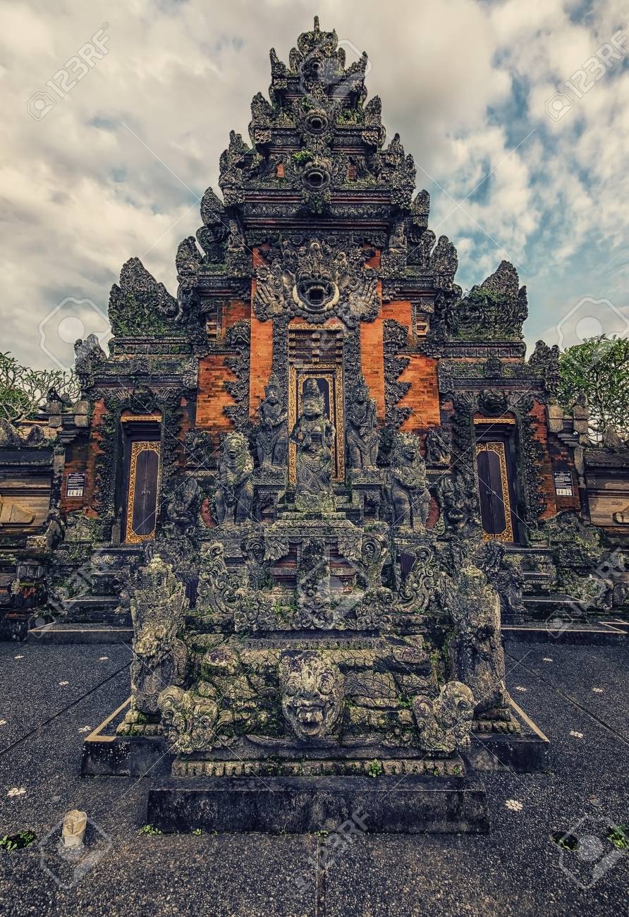 traditional balinese temple in