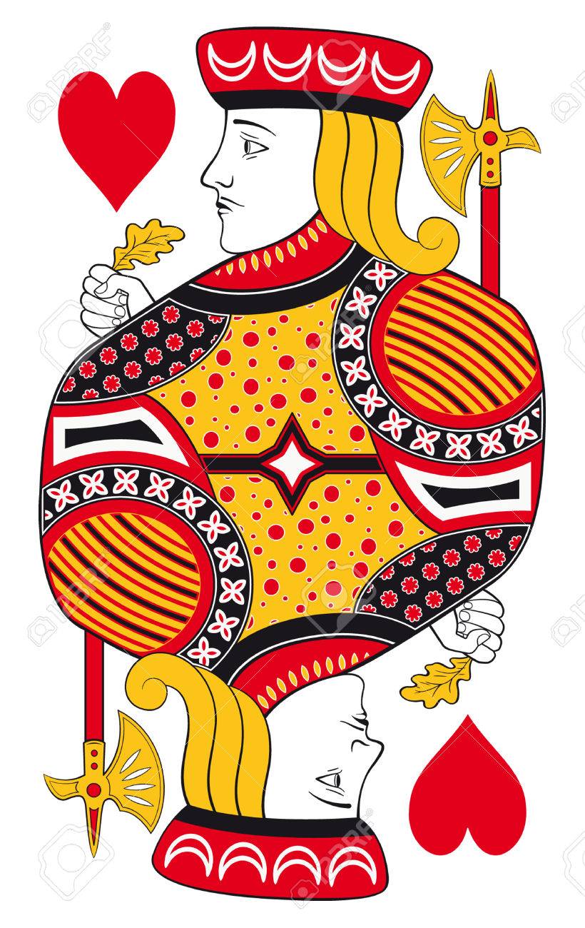 トランプのカード背景なしハートのジャックのイラスト素材・ベクター Image 34334998