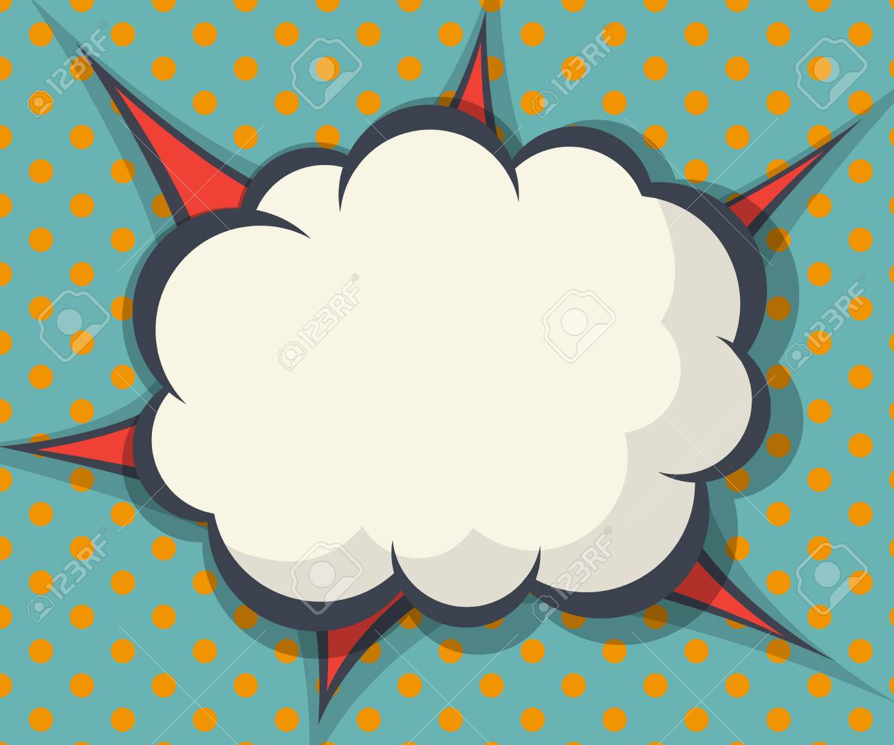 Abstract Blank Speech Bubble Comic Book Pop Art For Background Vector Illustration Royalty Free Cliparts Vectors And Stock Illustration Image 82073440