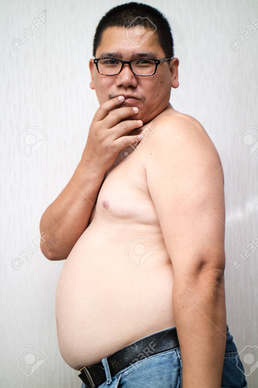 陽気なデブ男 の写真素材 画像素材 Image