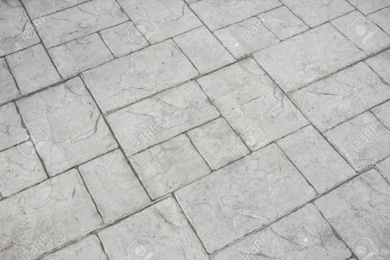 背景としての屋外の石のタイル張りの床 の写真素材 画像素材 Image