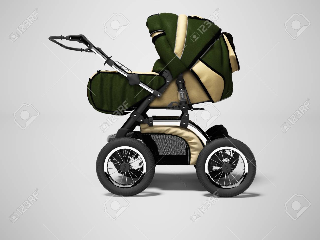green pram