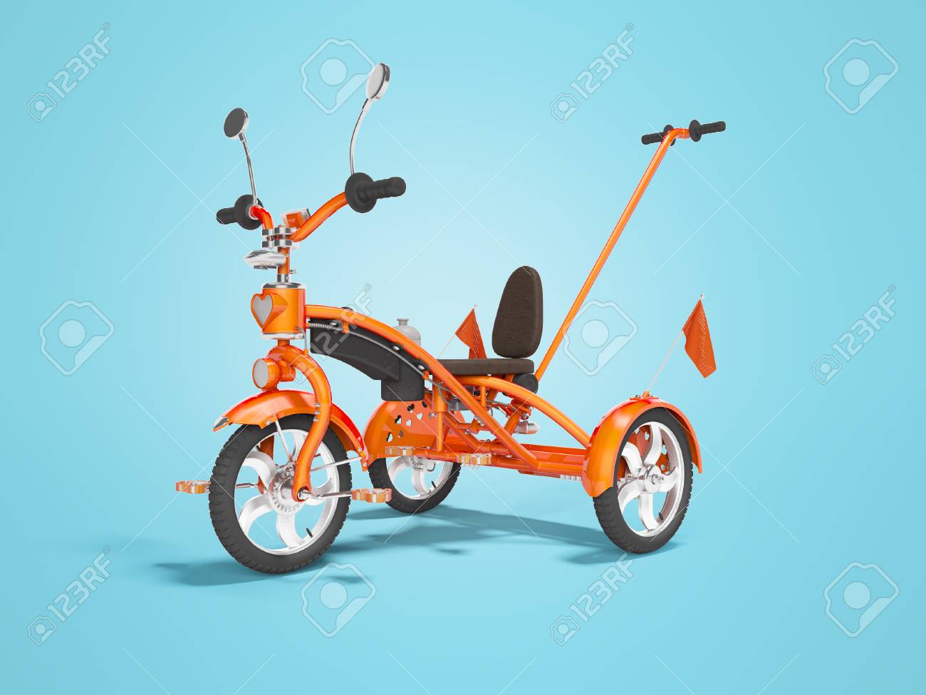 orange kids bike