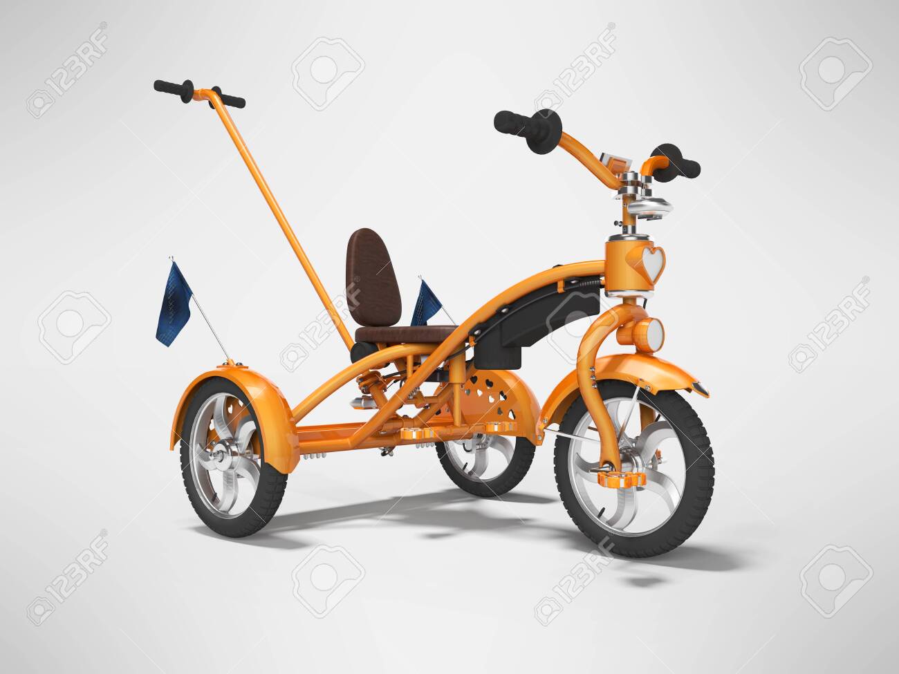 kids bike with handle