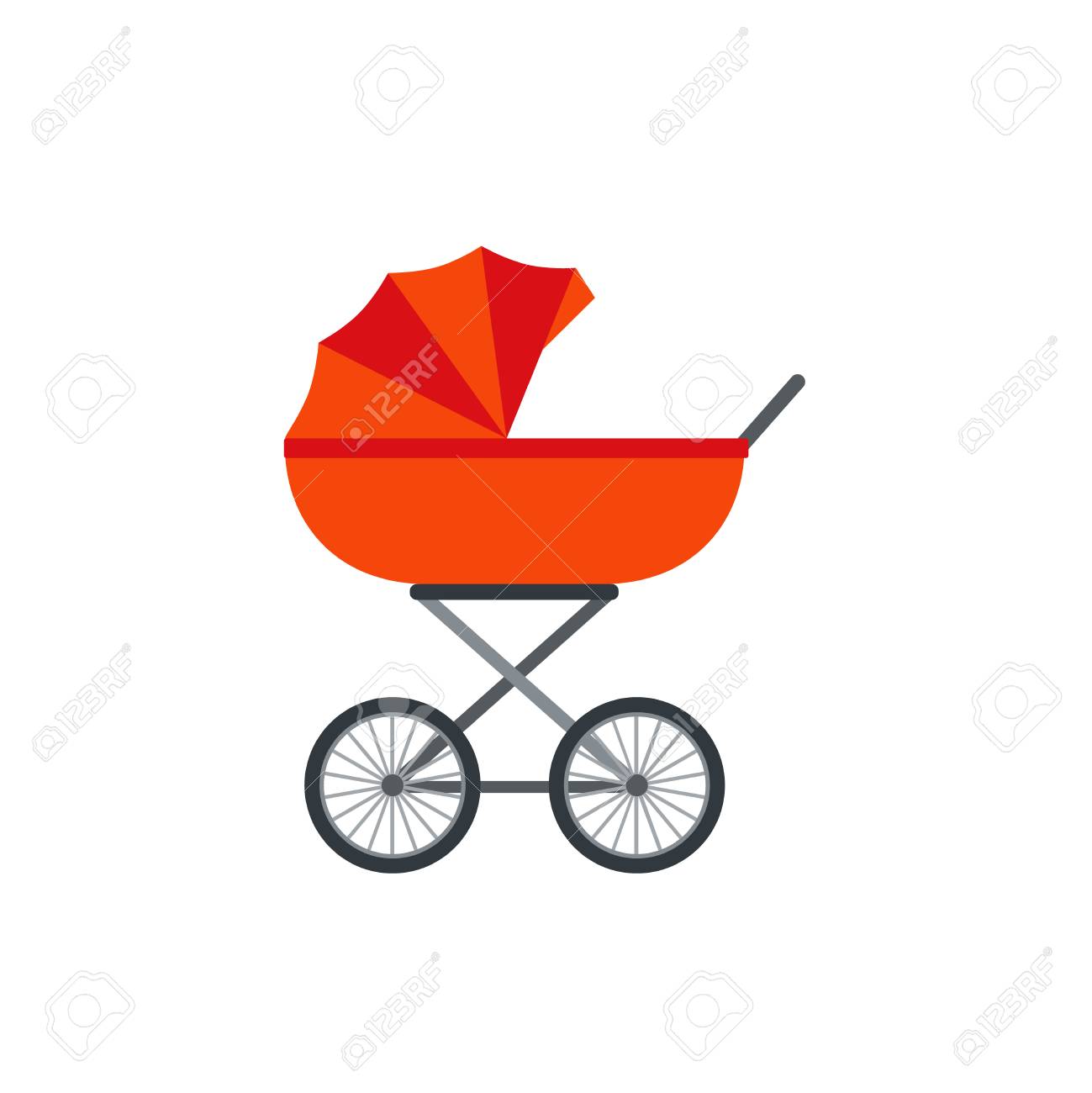 flat pram