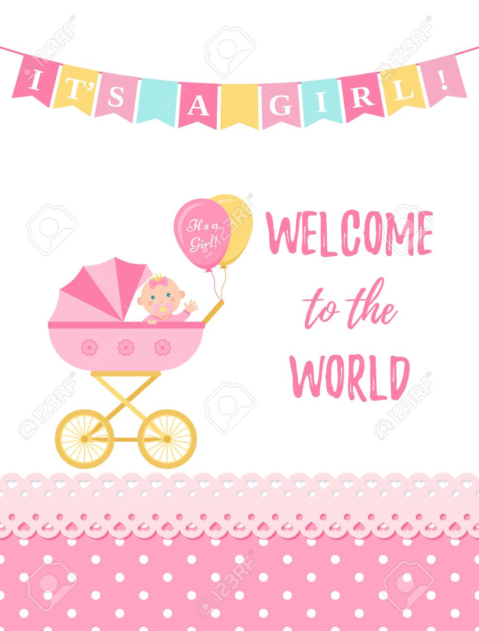 Cartel Bienvenida Comunion Banner 'Bienvenido Bebé' - Decoración Baby  Shower (Rosa) Recuerdos Baby Shower Niña, image size:988x1300