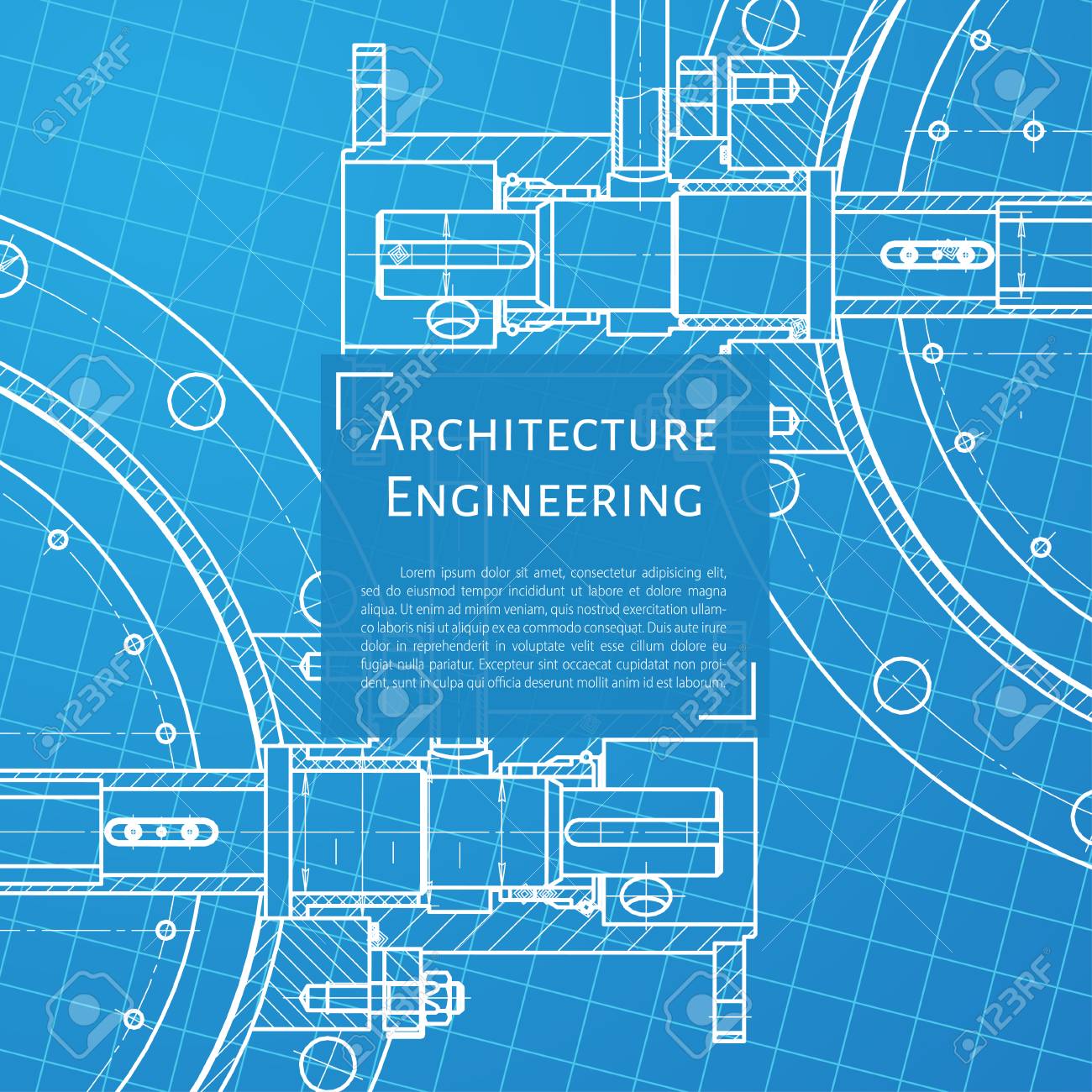 Vector Vector Technical Blueprint Of Mechanism Engineer Illustration Vector Vector Technical Blueprint Of Mechanism Engineer Illustration