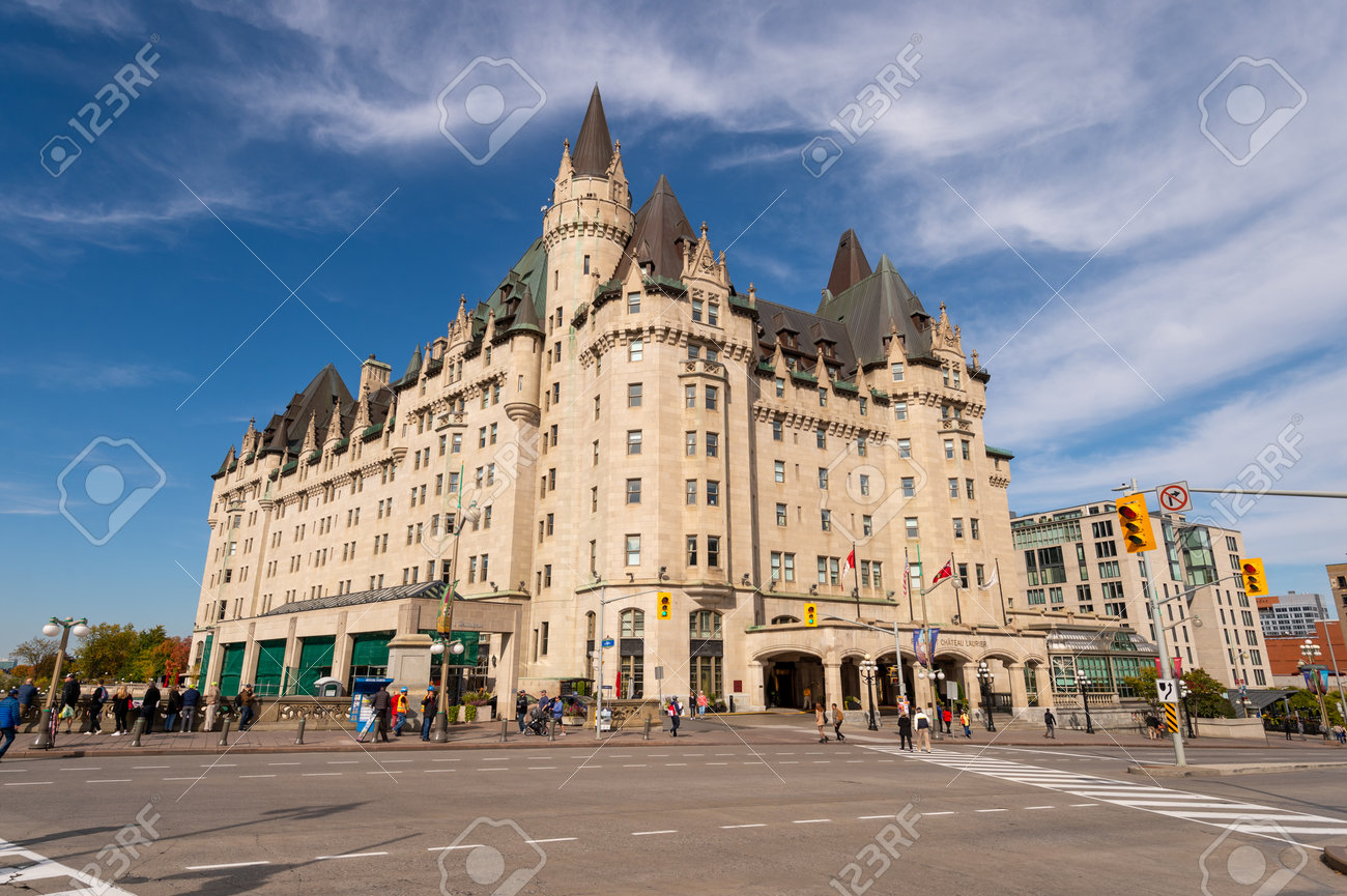 Ottawa Ca 9 October 19 Fairmont Chateau Laurier Hotel Stock Photo Picture And Royalty Free Image Image