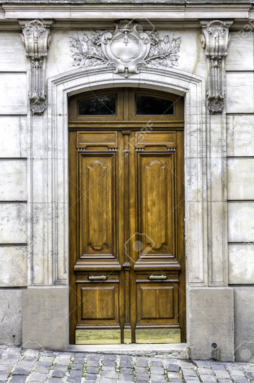 old wooden arch entry