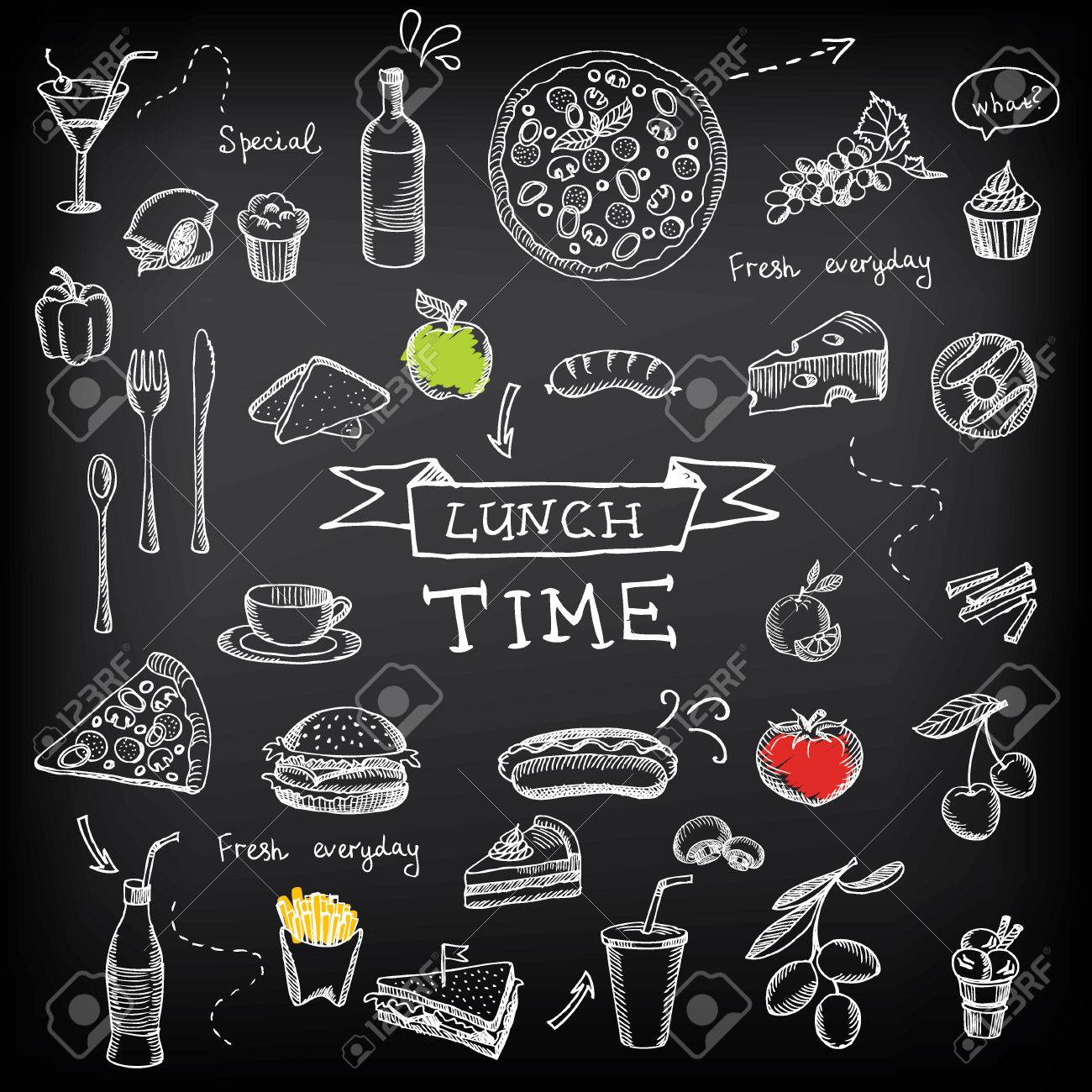 レストラン カフェ メニューの デザイン テンプレート ベクトル イラスト のイラスト素材 ベクタ Image