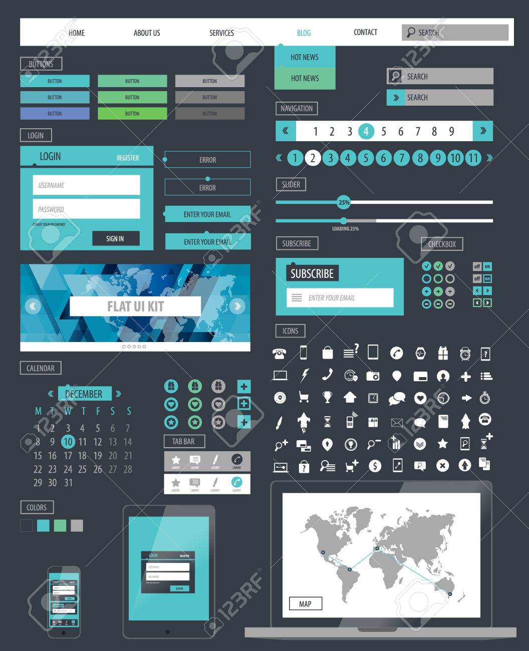 software ui design templates