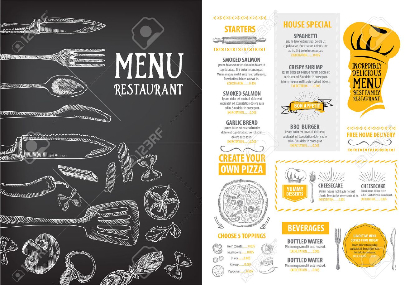 cafe menu restaurant brochure. food design template. royalty free cafe menu restaurant brochure. food design template. royalty free