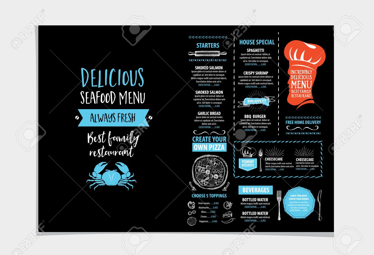 restaurant advertisement template