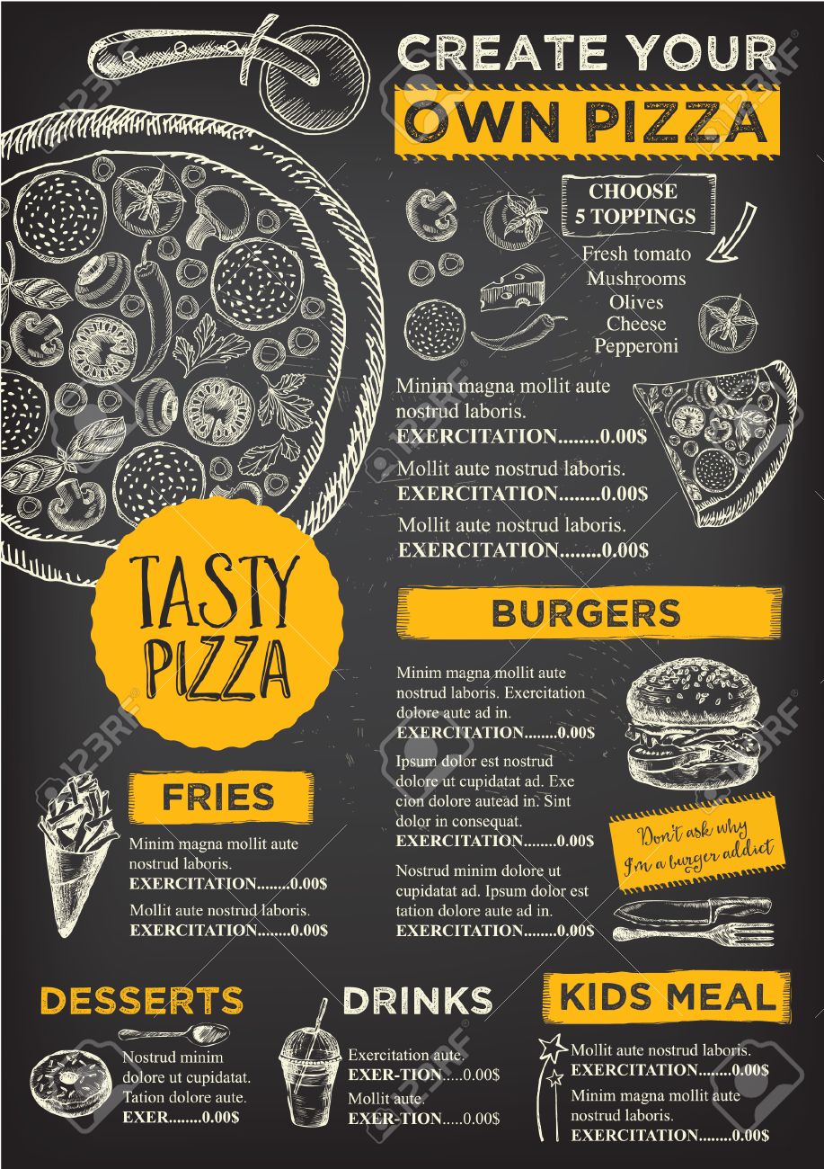 restauration menu