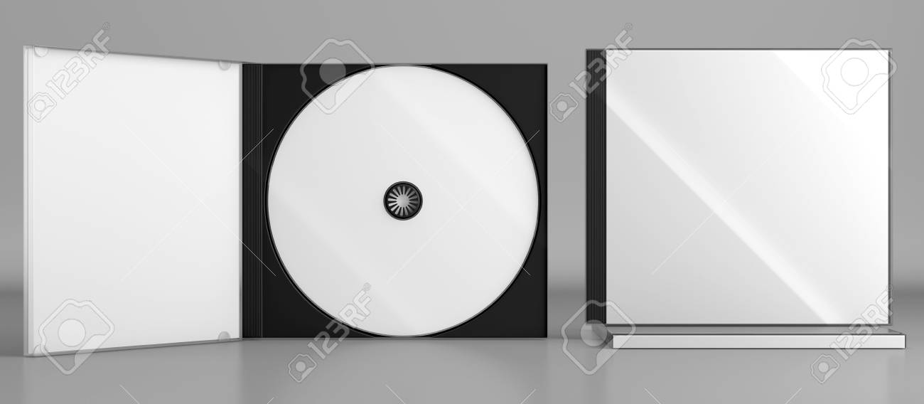 Download 3d Render Of A Cd Dvd Compact Disc Plastic Box Mockup On Grey Stock Photo Picture And Royalty Free Image Image 96865807