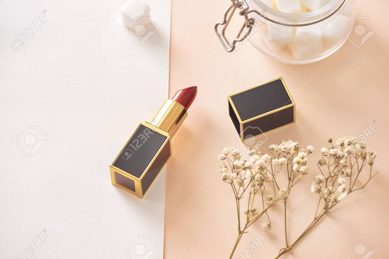 Love valentine together happy affection concept with lipstick - 120517742 Love valentine together happy affection concept with lipstick - 120517742