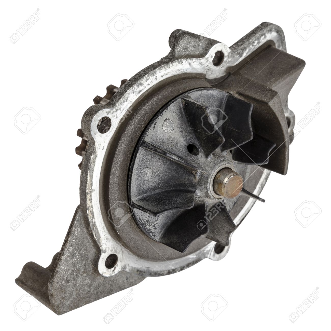 Pompe à Eau Usée Démonté à Partir Du Système De Refroidissement Du Moteur Du Véhicule
