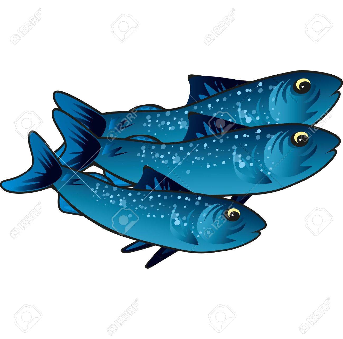 Small Blue Fish That Swims In The Sea Good To Eat Royalty Free Cliparts Vectors And Stock Illustration Image 9931113
